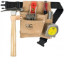 SUEDE 3-POCKET NAIL & TOOL BAG