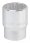 CHROME DRIVE SOCKET 30MM 3/4IN