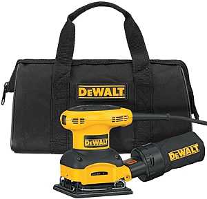 DEWALT PALM SANDER KIT 2.4AMP