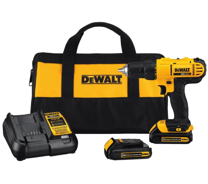 LI-ON DRILL/DRIVER KIT 20V 1/2"