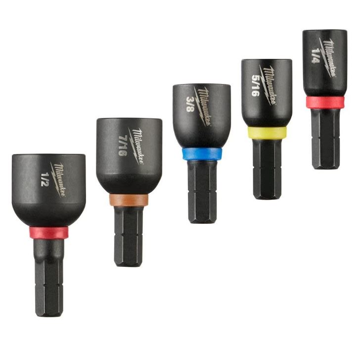 MAGNETIC 5-PIECE NUTDRIVER SET