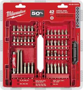 STEEL DRIVE BIT SET 42-PIECE