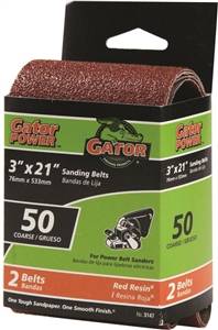 COARSE SANDING BELT 50GRIT 3X21"