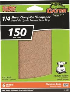 FINE SANDING SHEET 150GR 5-1/2"