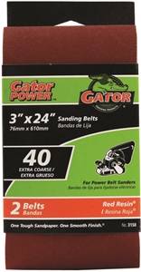 EXTRA COARSE SANDING BELT 3X24"