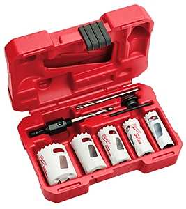 HOLE SAW KIT 9-PIECE
