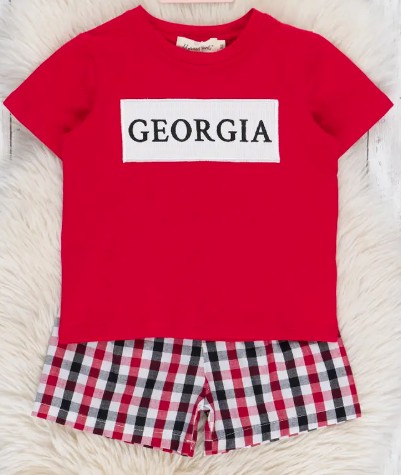 GA SMOCK GINGHAM OUTFIT