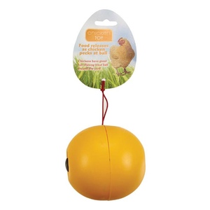CHICKEN ROLLING BALL FEEDER TOY