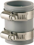 GRAY PVC COUPLING 3/4X3/4IN