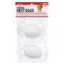 WHITE CERAMIC NEST EGGS