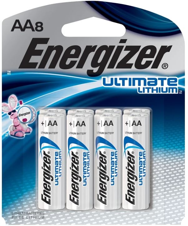 LITHIUM AA BATTERY 1.5V 8 PACK