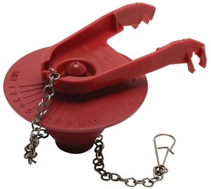 PLASTIC RED TOILET FLAPPER FOR 1.6GAL TOILETS