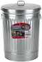 STEEL GARBAGE CAN W/LID 20GAL