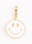 WHITE SMILEY LUXE CHARM
