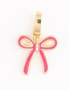 PINK BOW LUXE CHARM