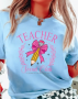BLUE TEACHER SOCIAL CLUB TEE