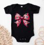 GA BULLDOGS BOW ONESIE