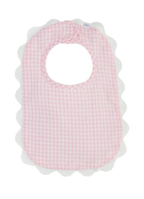 PINK SCALLOP BIB