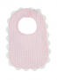 PINK SCALLOP BIB