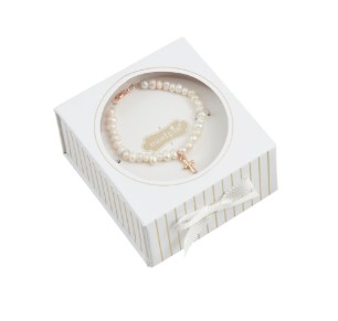 BOXED CROSS BRACELET