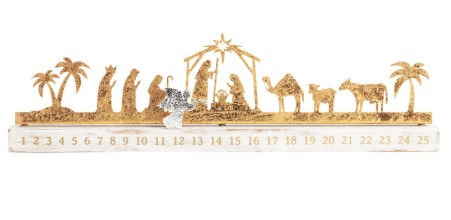 GOLD NATIVITY COUNTDOWN