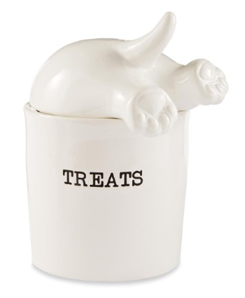 DOG TAIL TREAT CANISTER