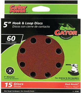 SANDING DISC 5IN 60GRIT 15PK