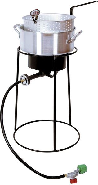 OUTDOOR ALUMINUM FISH COOKER