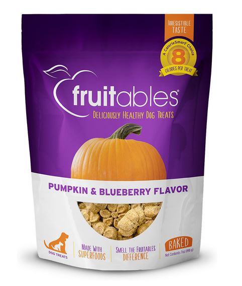 PUMPKIN BLUEBERRY DOG TREATS 7OZ