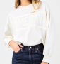 WHITE SARAH GAMEDAY SWEATER