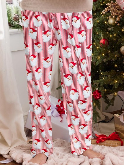 SANTA BABY RED PANTS