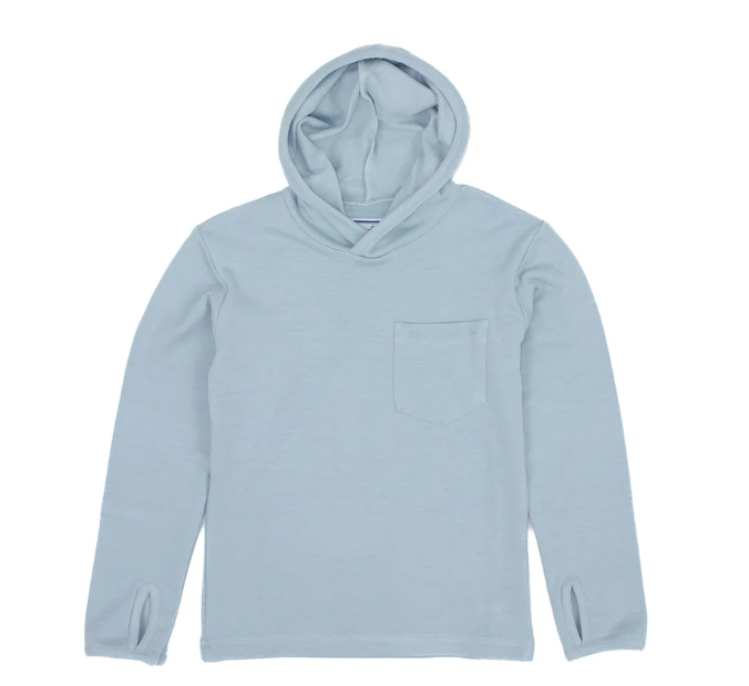 LT BLUE SHORELINE HOODIE