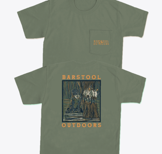 GREEN BSO DUCK HUNT LAB TEE