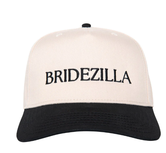 BRIDEZILLA TAN TWO TONE HAT