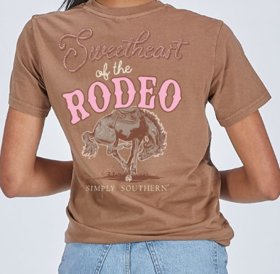 RODEO WASHED UMBER TEE
