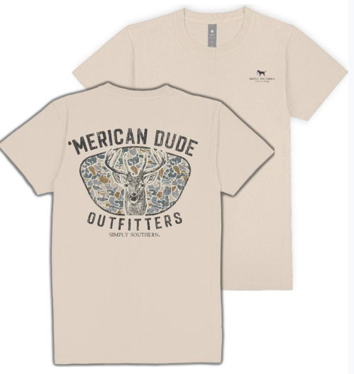 YTH DEER DUDE LINEN TEE