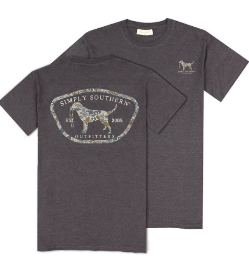 IRON HEATHER CAMO DOG TEE