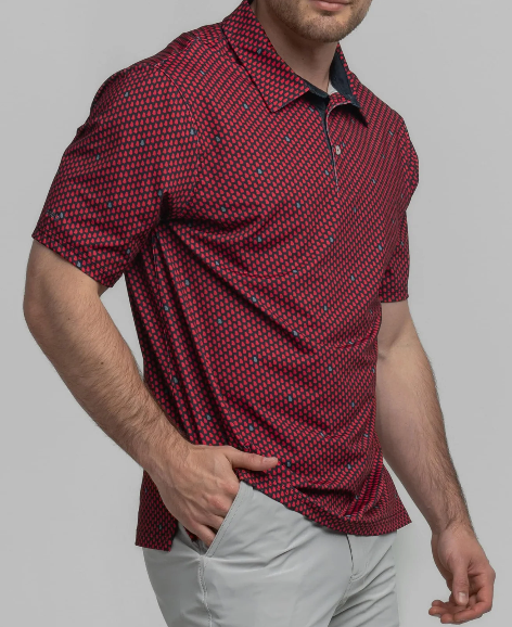 DAWG NATION PRINT POLO