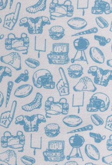 BLUE BIGGEST FAN POLO