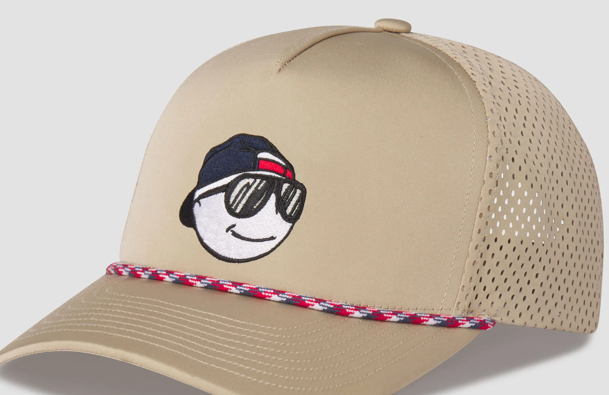 SANDBAR GOLFBALL PERF HAT
