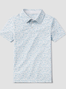 YTH BLUE BIGGEST FAN POLO