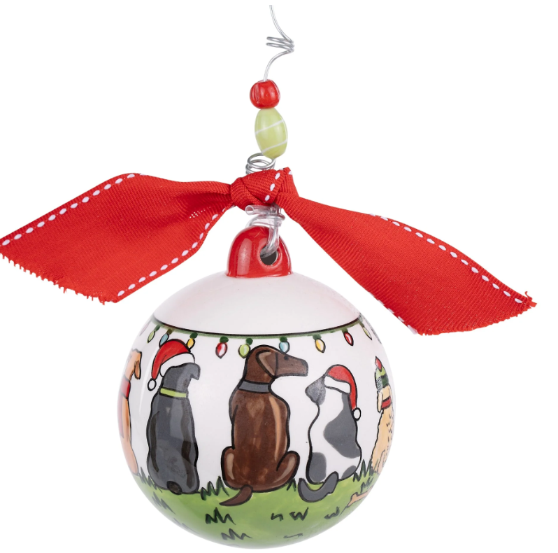 CHRISTMAS DOG ORNAMENT