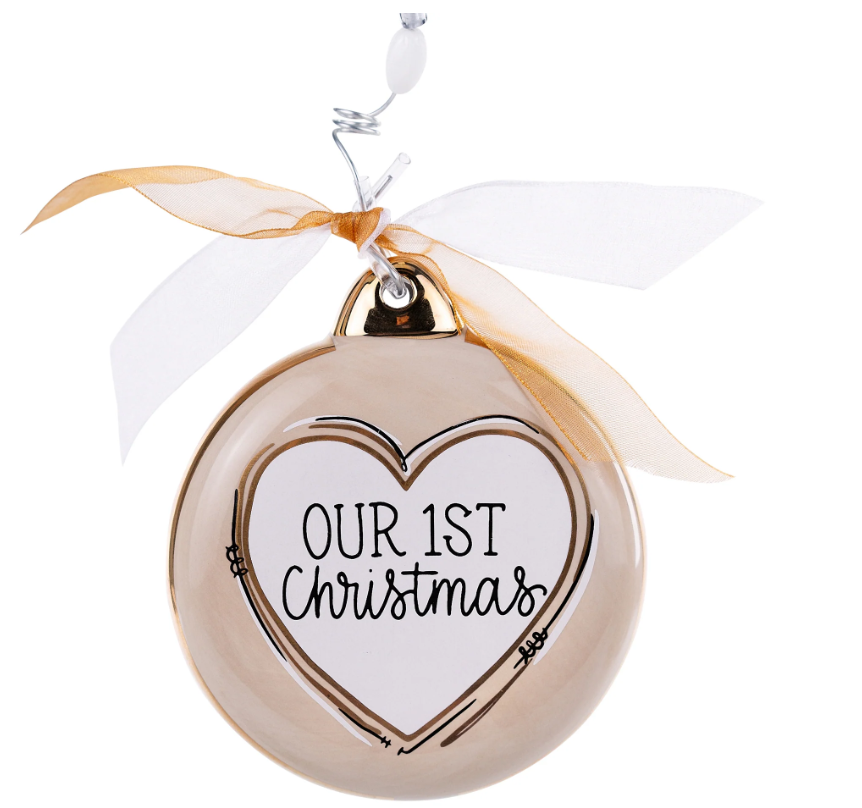 OUR FIRST CHRISTMAS ORNAMENT