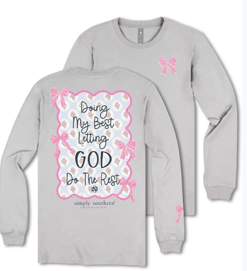 YTH LS REST SPORT GREY TEE