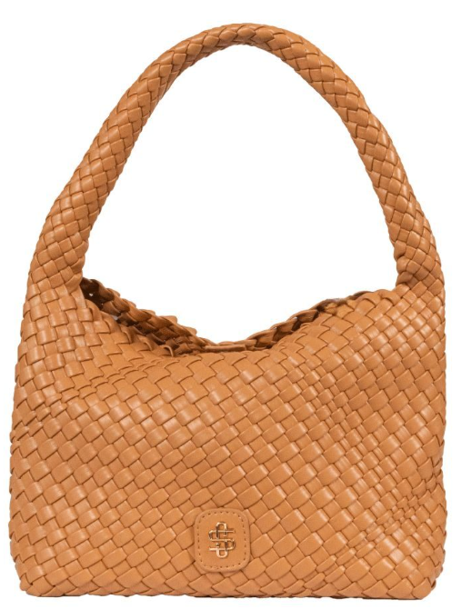 LEATHER BRAIDED PURSE