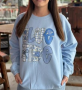 HYDRANGEA BLUE TIDE SWEATER
