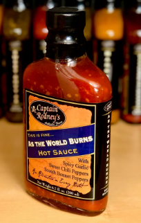 AS THE WORLD BURNS HOT SAUCE