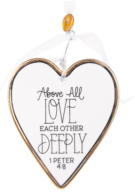 LOVE EACH OTHER DEEPLY ORNAMENT