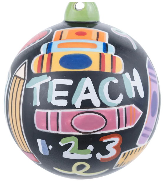 TEACHER THINGS ORNAMENT