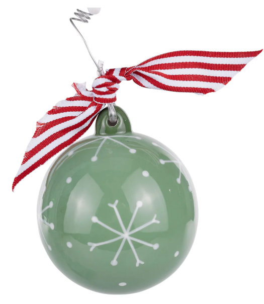 SANTA FACE BALL ORNAMENT